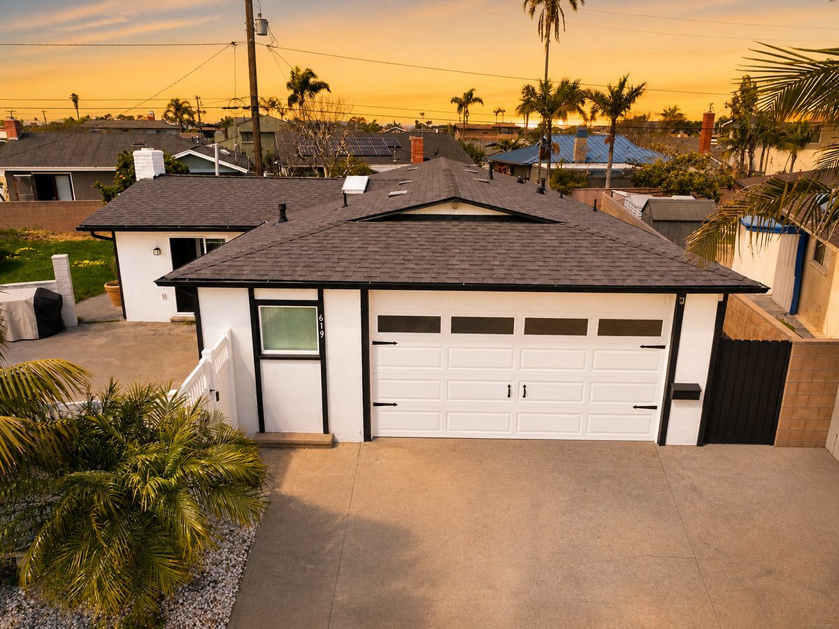 After: Repainted exterior with new roof in Seal Beach