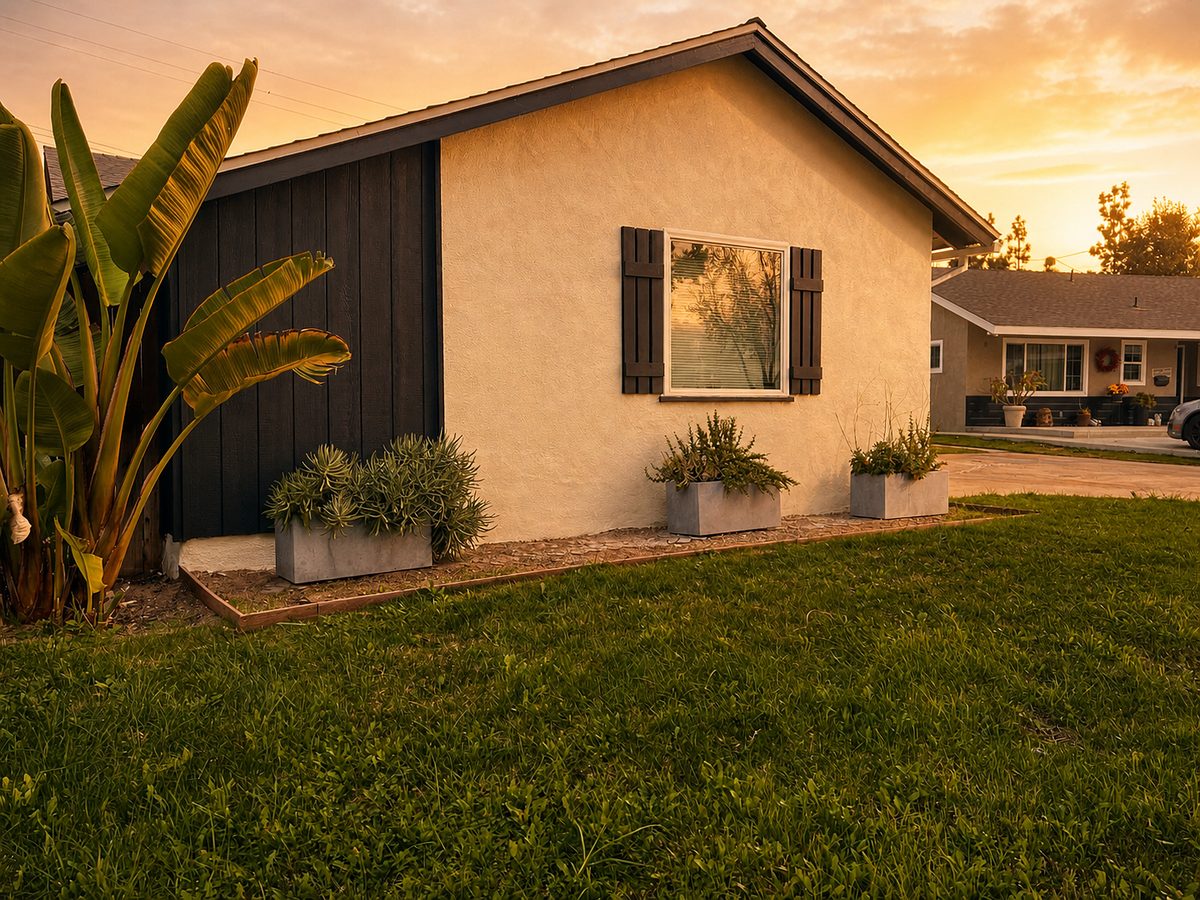 After: Repainted exterior in La Mirada