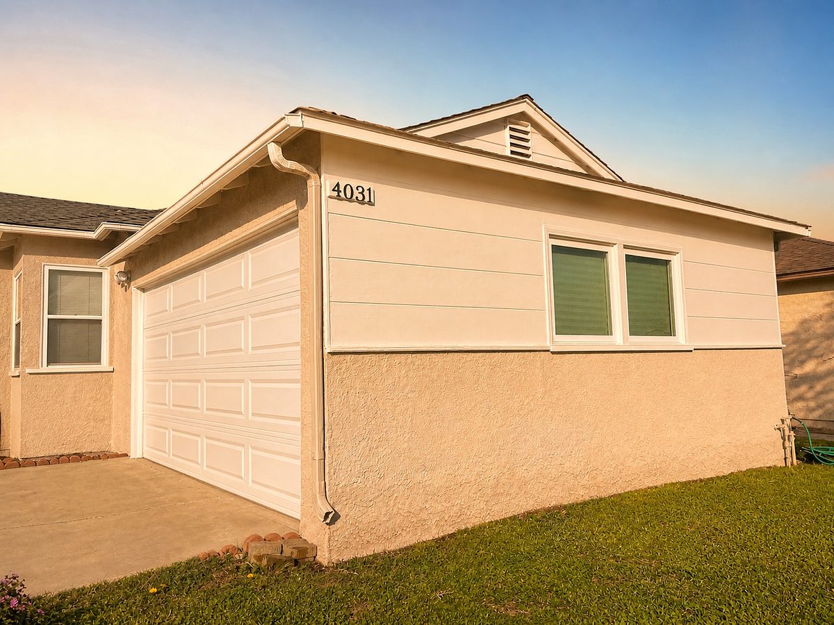 After: Repainted exterior in Torrance