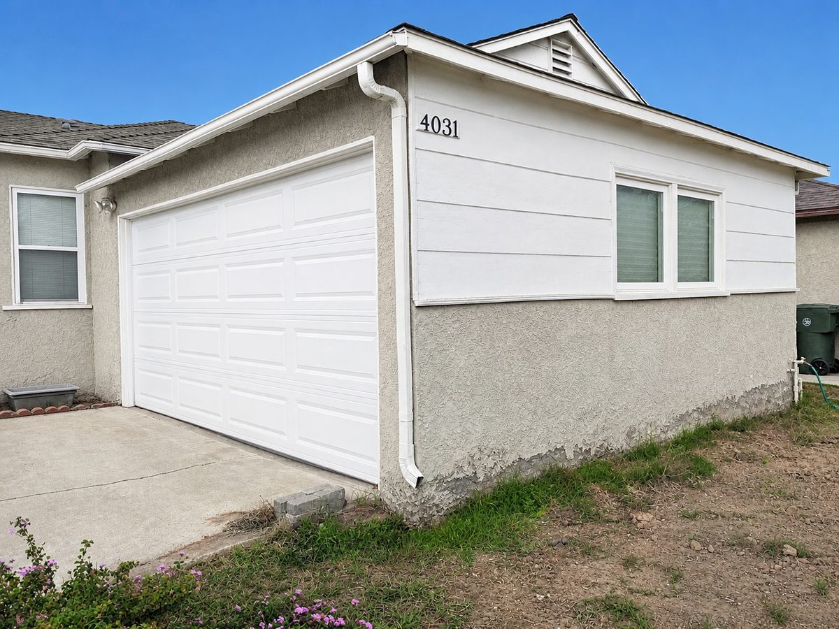 Before: Faded exterior in Torrance