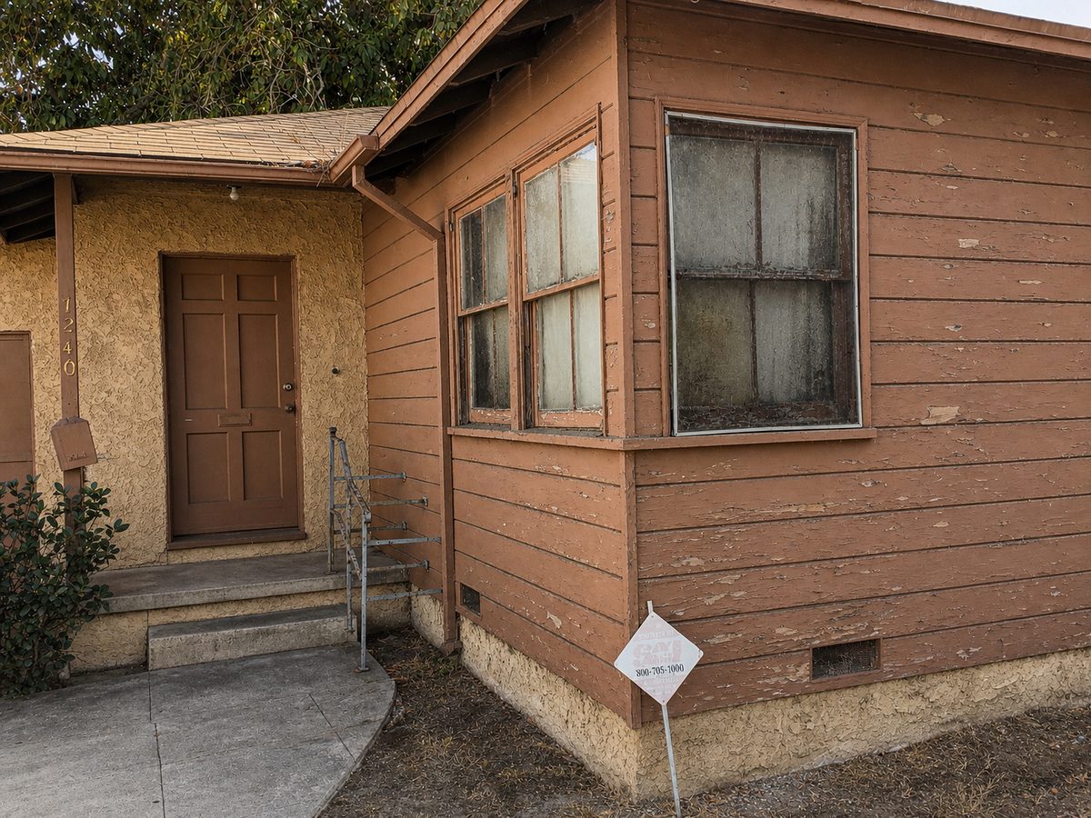 Before: Old windows in Pico Rivera