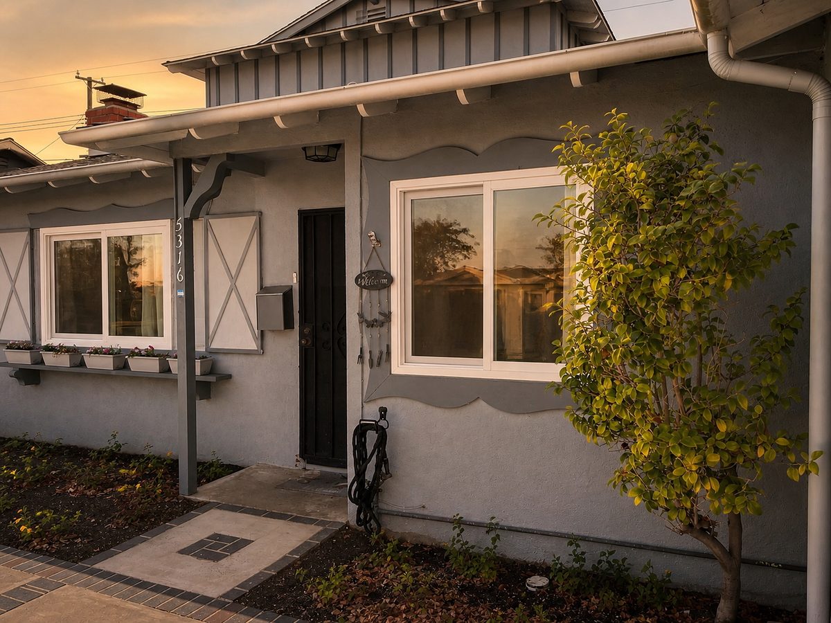 After: Retro-fit windows in Torrance
