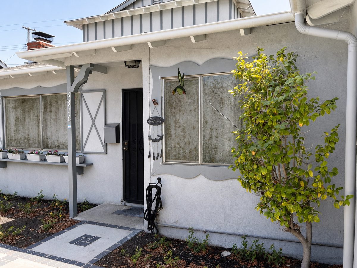 Before: Old windows in Torrance
