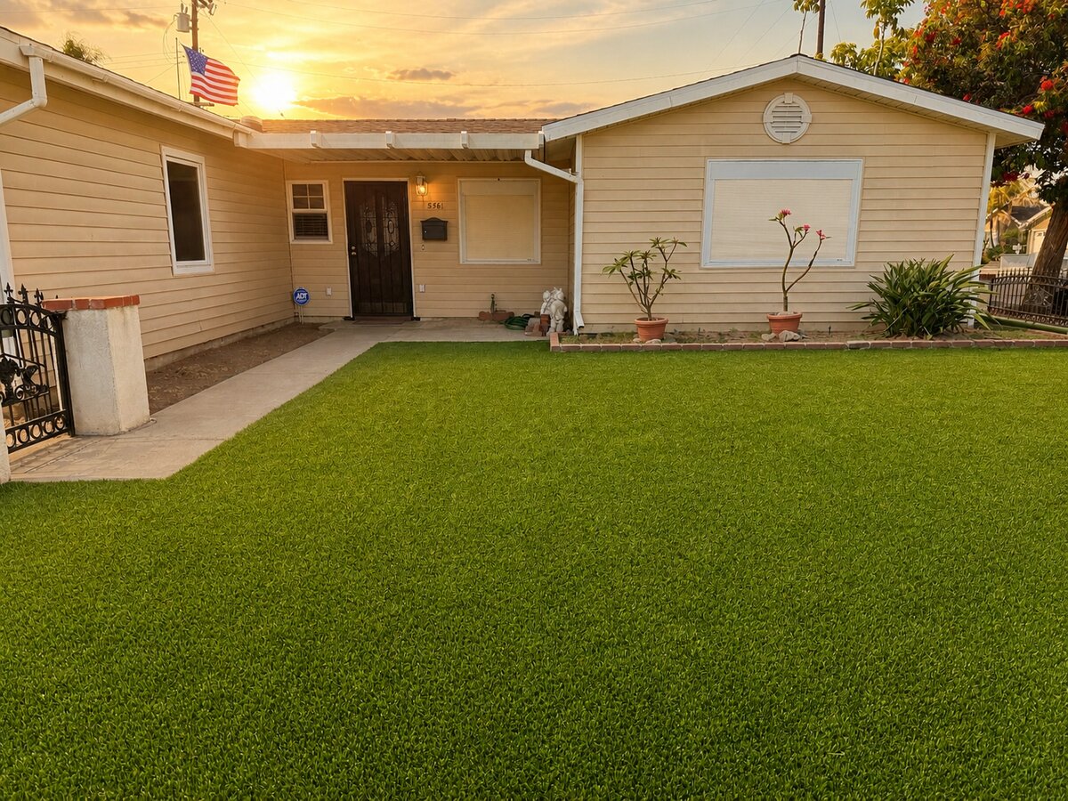 After: Finished outdoor work in Huntington Beach