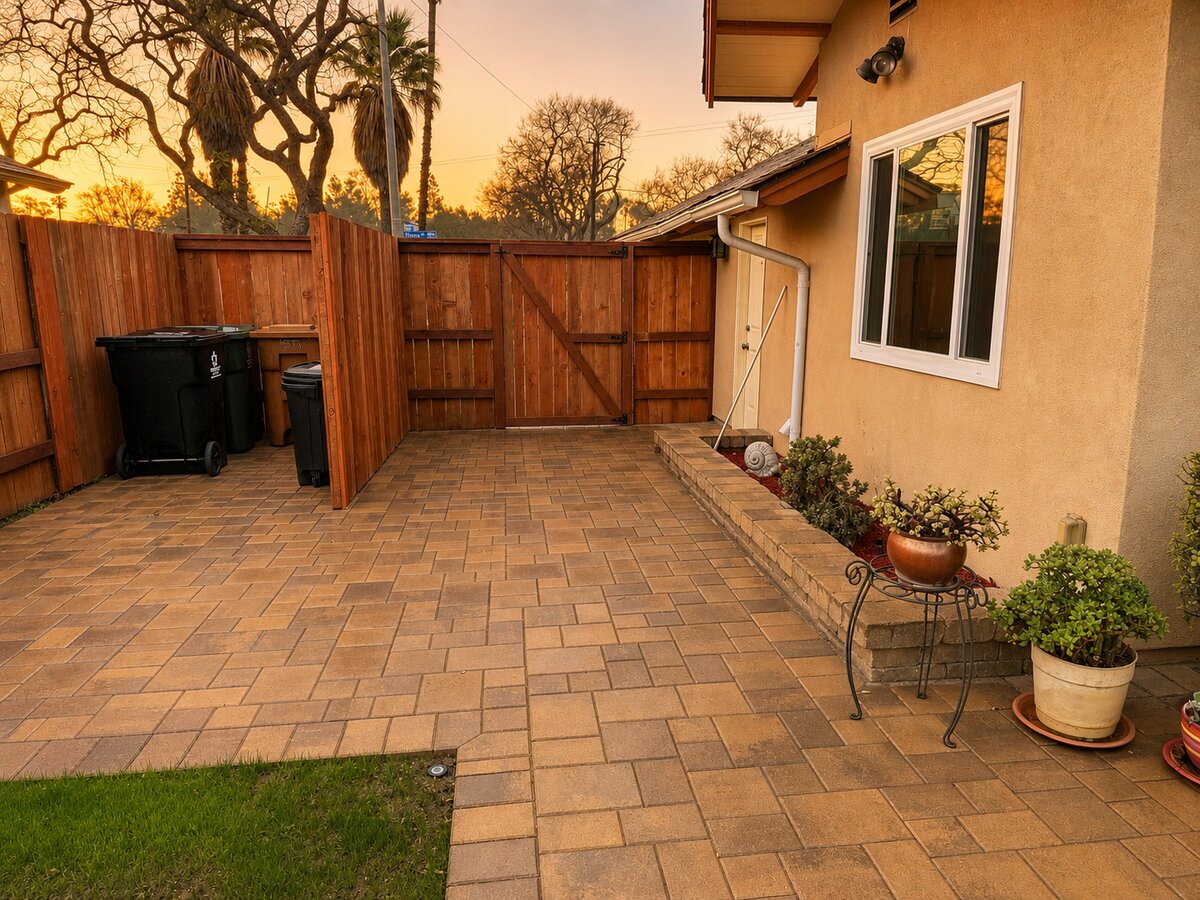After: Finished outdoor work in Anaheim