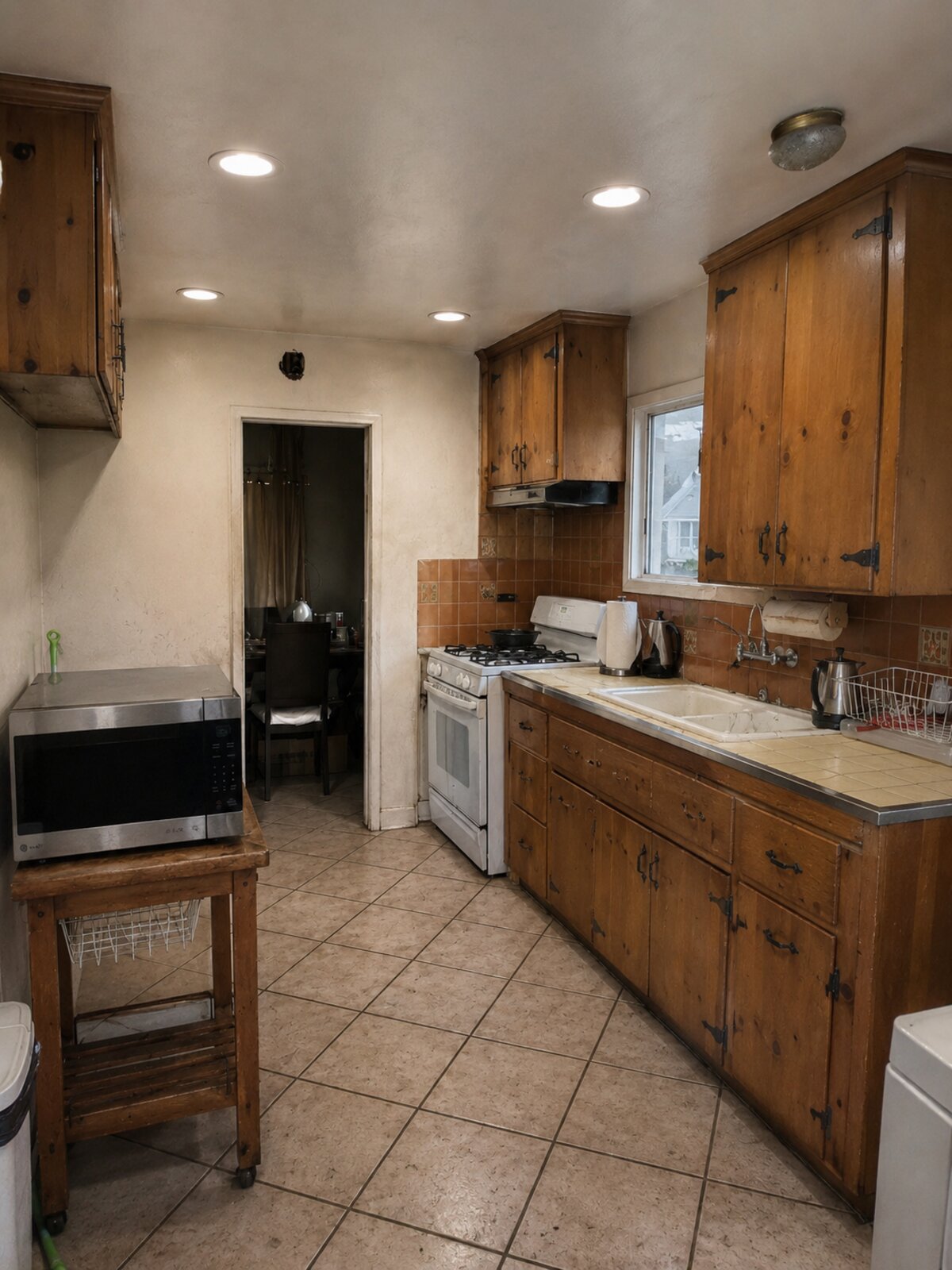 Before: Original interior in Long Beach